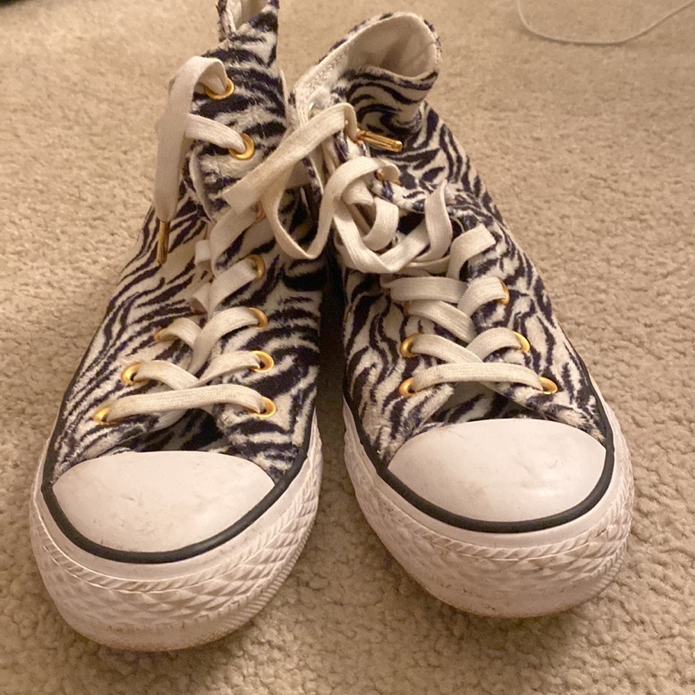 Zebra Print Converse - image 2